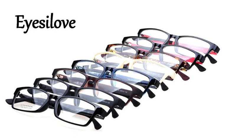 Eyesilove 10pcs/многу евтини пластични ultem оптички рамки жени мажи наочари рамки за рецепт myopia или читање очила
