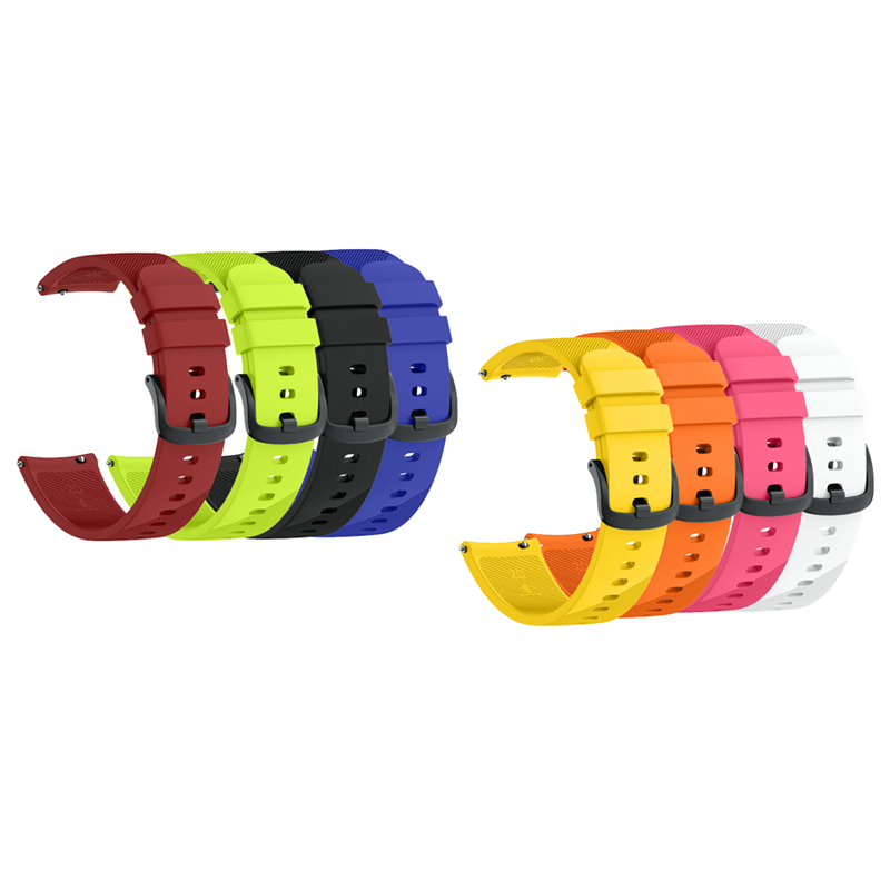 JKER 20MM Watchband Рака за Garmin Vivoactive 3/Samsung Опрема Спорт /Samsung S2 Види Рака Силиконска Гума Зглоб Бенд