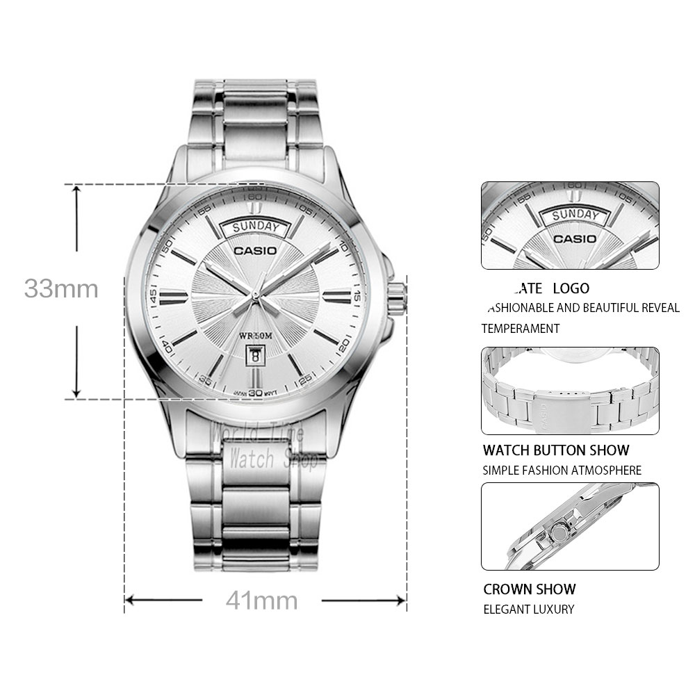 Casio watch Fashion бизнис покажувачот водоотпорен кварц види MTP-1381L-7A MTP-1381G-9A MTP-1381G-1A MTP-1381D-1A MTP-1381D-7А