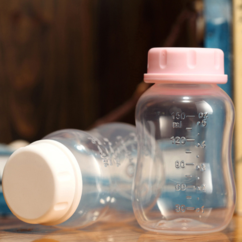 Градите пумпа додатоци BEBEBAO Бебе хранење Мајчино млеко складирање шише стандард устата Складирање leakproof PP чување