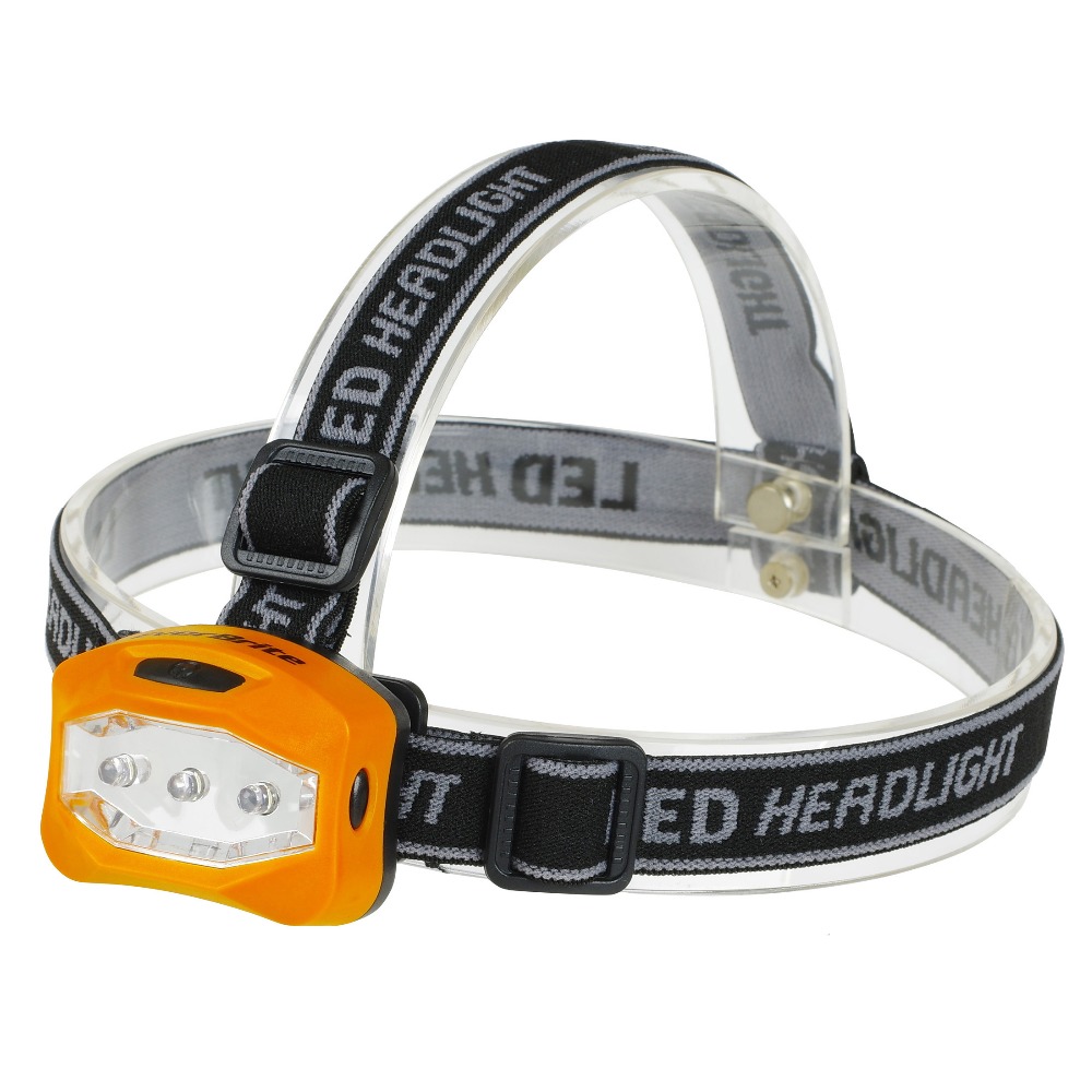 EVERBRITE LED Headlamp 2 Режими на Главата Светлина Светилка Светло За Пешачење Кампување Ноќ Риболов со 3AAA Батерии
