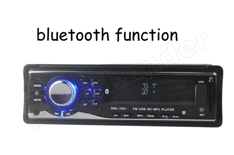 најдобро продаваните 12V 1 DIN далечински управувач Автомобил Аудио е Радио за Автомобил Стерео Плеер поддржува Bluetooth