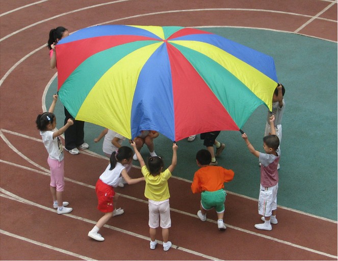 Дете Дете Спортски Развој Отворено Виножито Чадор Падобран Играчка Скок-вреќа Ballute Игра Падобран Повеќе димензии