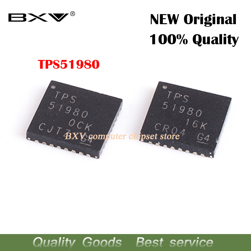 10pcs TPS51980 51980 QFN управување со чип нови оригинални лаптоп чип бесплатен превозот