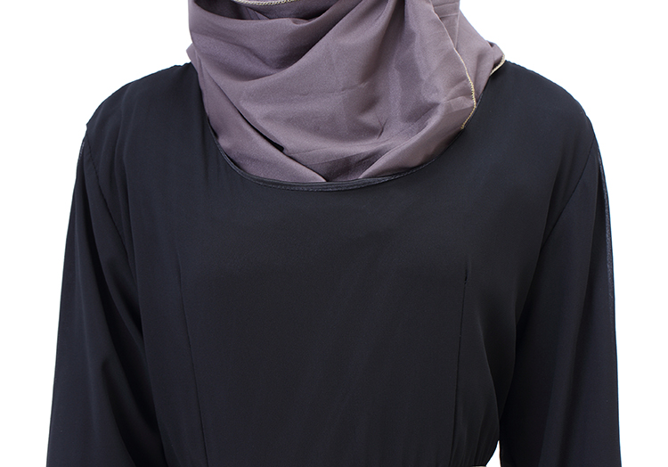 Моден Chiffon муслимански абаја 2018 традиционален турски облека арапски фустани за жени абаја облека B5025