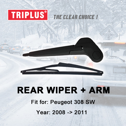Задните Wiper Рака со Ножот за Peugeot 308 SW Имот (2008-2011) 1pc 12 290mm,Заден Wiper Рака & Задните Wiper Ножеви