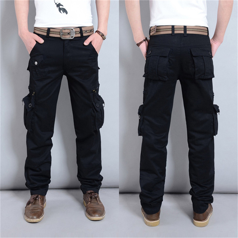 3 Бои на Отворено Машки Панталони Редовни Фитинг Долга Права Стил Мода Товар Панталони Мажите кои Работат Capris LG483