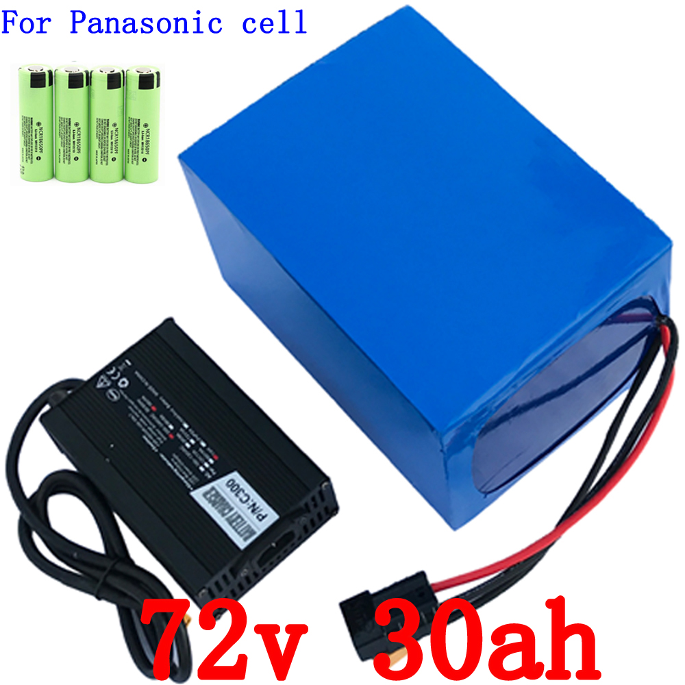 Висока моќност 72V 4000W Литиум Батерија 72V 30AH E-Велосипед батеријата 72V Батеријата пакет се Користи за Panasonic