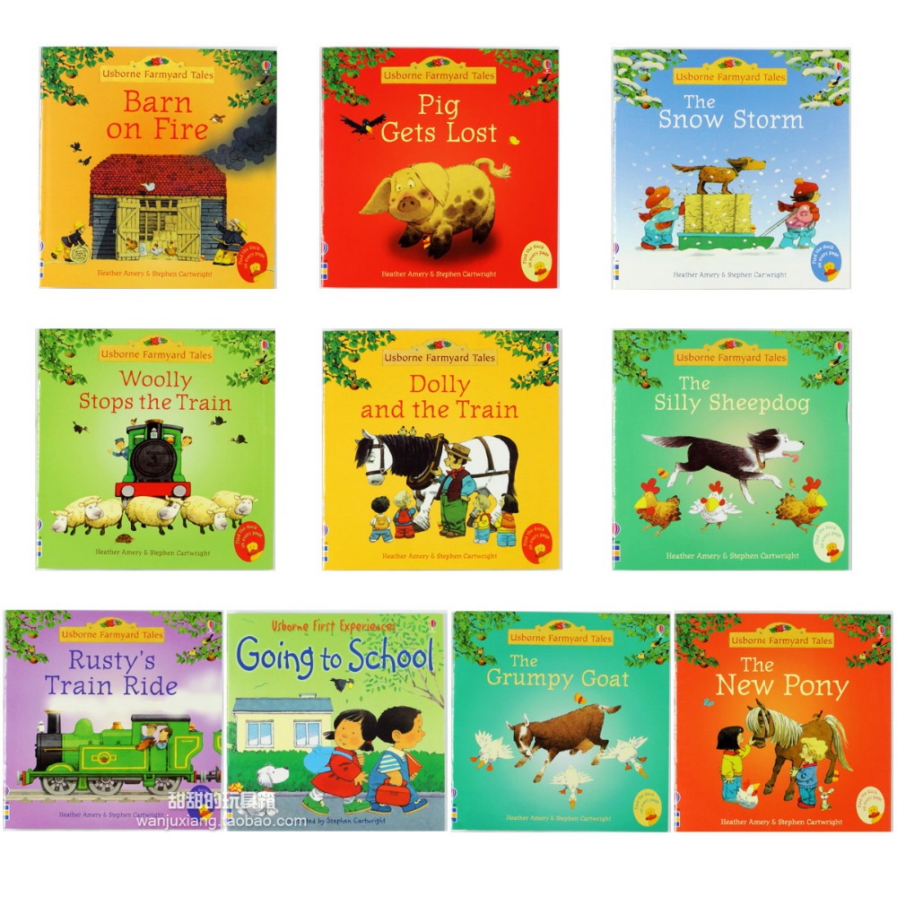 20pcs/set 15x15cm Најдобри сликовници За Деца И Бебе Познатата Приказна англиски Приказни Серија На Детската Книга