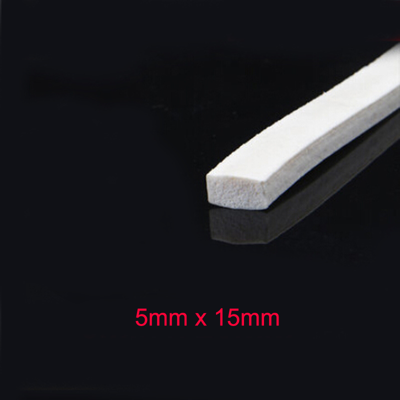 5мм х 15mm висока temperatur рамен силиконска гума пена запечатување лента