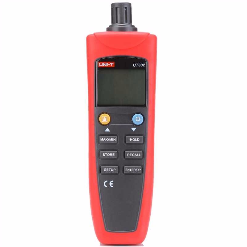 ЕДИНИЦА UT332 Дигитални температура и влажност метар Индустриски hygrometer термометар со USB трансфер на софтвер