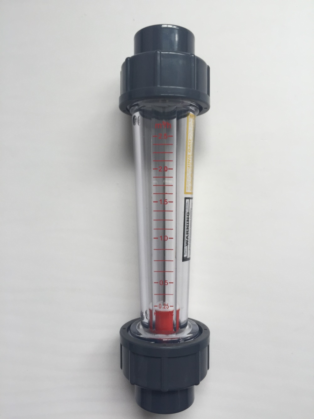 Цевковод Водата Rotameter LZS-25 Проток Метар Индикатор Контра Сензор Читателот 250-2500L/H G1.0 DN25