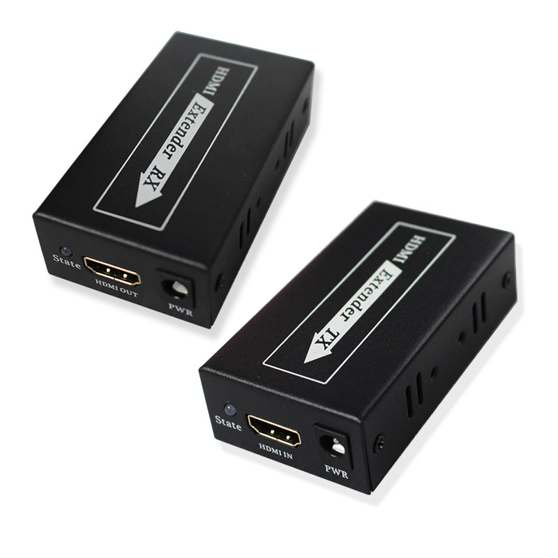 HDMI Прошири Предавателот Приемник RX TX HD 1080P До 60M CAT6 RJ45 Ethernet LAN Интерфејс Поддршка на HDMI за HDTV DVD