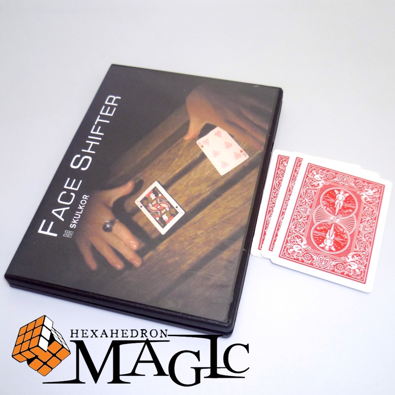 FaceShifter Црвено со Трик со Skulkor close-up улица фаза картичка магија трикови производи играчки