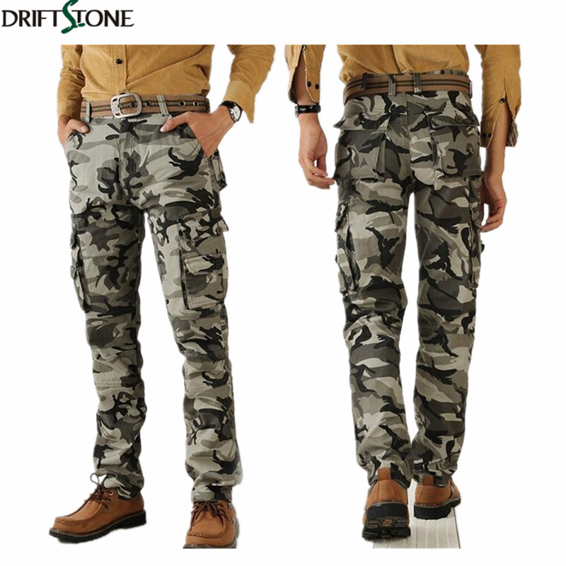 Квалитетот воена Маскирни панталони комбинезони машки војска секојдневен товар панталони тактички борба против панталони