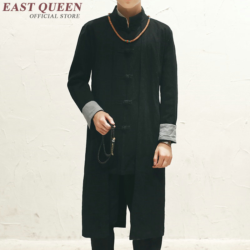 Нови пристигнување традиционален Кинески облека за мажи брус ли облека гроздобер везени обични мажи Кинески јакна KK414