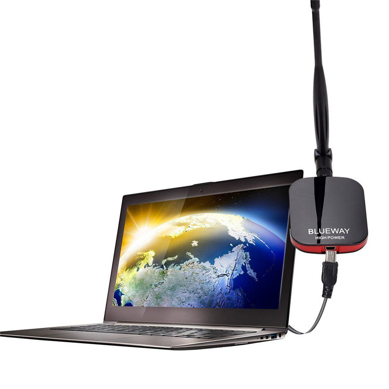 Бесплатен Интернет 150Mbps Безжичен USB Адаптер Висока Моќност Безжична Пристапна Точка Blueway USB Wifi Мрежа 5dBi Антена