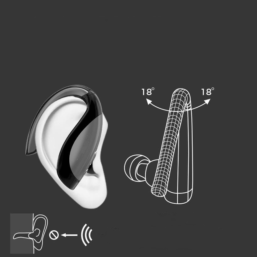 GDLYL Handsfree бизнис bluetooth слушалки слушалка гласовна контрола безжични слушалки бучава поништување на спортски