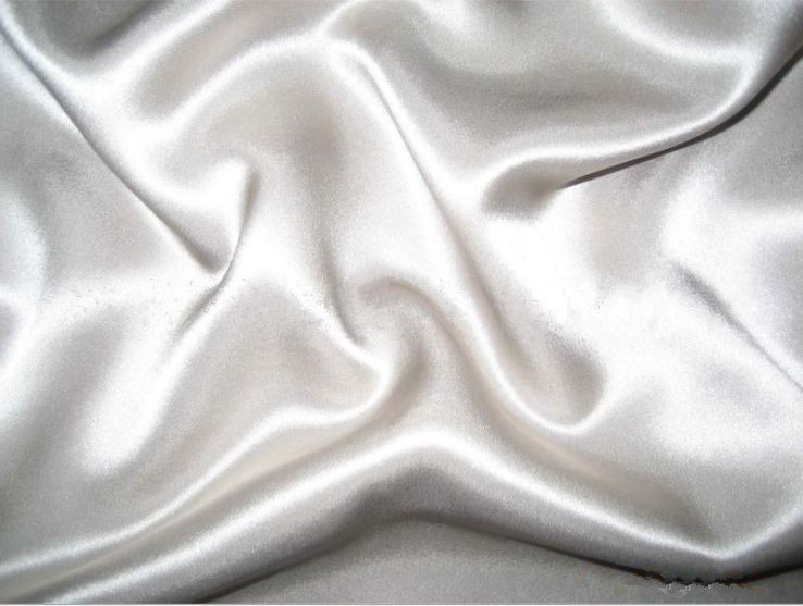 30 mm 114 см Широк Дебелина, Сатен Свила Ткаенини mulberry свила исклучување бела боја 129 gsm 45 ширина 1 метри