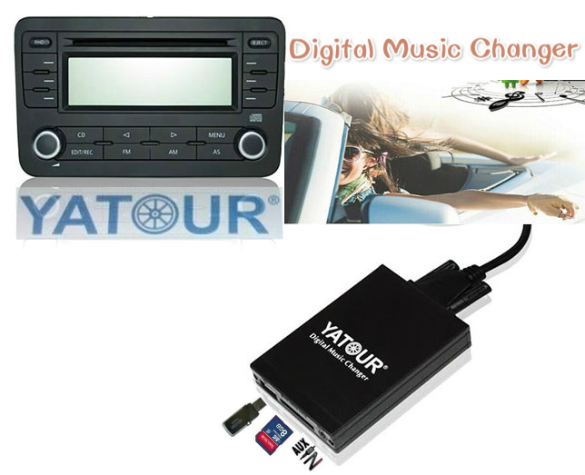 Yatour за Mazda 2 3 6 CX7 RX8 MPV Автомобил Mp3 Плеер преку USB Адаптер Аудио MP3 ПОМОШЕН Bluetooth интерфејс за Дигитален