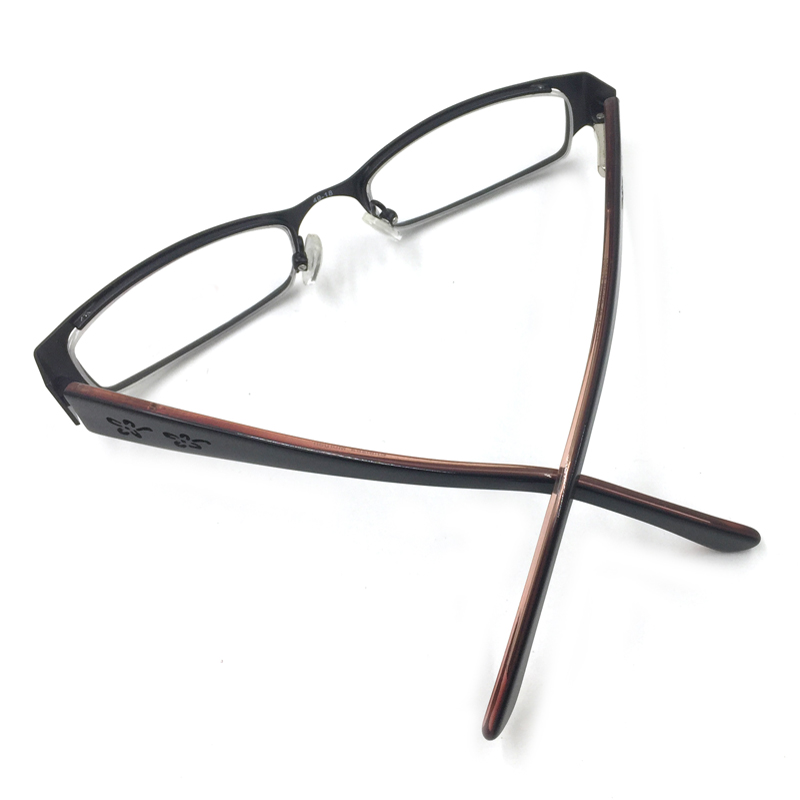 Лаура Бајка Мода Нерѓосувачки Челик Наочари Жените Цвет Врежан Флексибилни Зглоб Домот Оптички Очила за Вид
