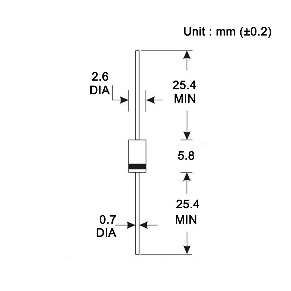 (100/500 Компјутери) HER208 Висока Ефикасност Rectifier Диоди 2A 1000V 50-70ns НЕ-15 (НЕ-204AC) Axial 2 Amp 1000 Volt