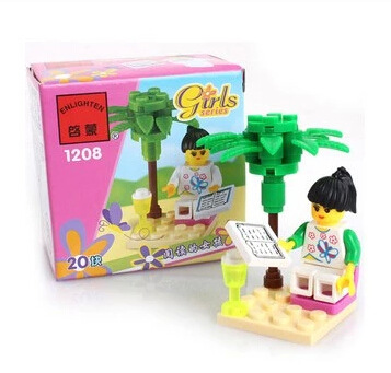 E Модел Компатибилен со Лего E1208 20pcs Читање Модели Градежни Колекции Блокови Играчки Хоби Хоби За Момчиња и Девојчиња