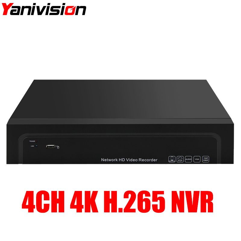 H. 265 16CH 4K 8MP NVR 4K Излез за Безбедност на Мрежата Видео Рекордер Full HD ONVIF Alarm Audio 4K NVR 16CH 8CH 4CH
