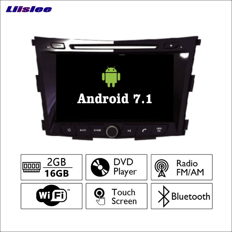 Liislee Андроид 7.1 2G RAM меморија За SsangYong Tivoli ~ е Радио за Автомобил на Аудио Видео Мултимедијален Плеер WIFI