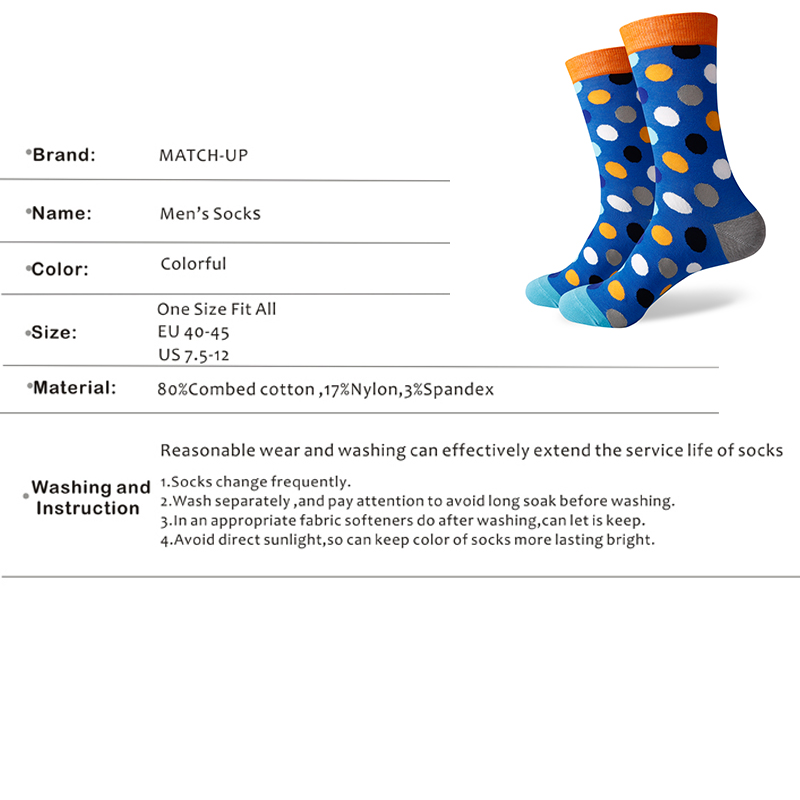 Натпревар-Up Забава се Облекуваат Чорапи - Шарени Фанки Чорапи за Мажи - Памук Мода Шарени Чорапи Точка и Argyle стил