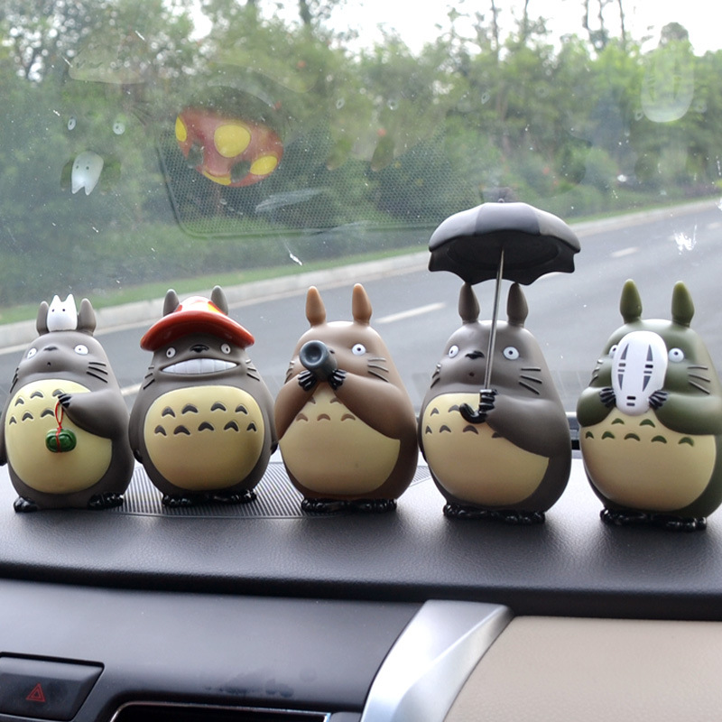 10cm Мојот Сосед Totoro Акција Фигури Студио Ghibli Hayao Miyazaki Модел Играчки Автомобил Декорација