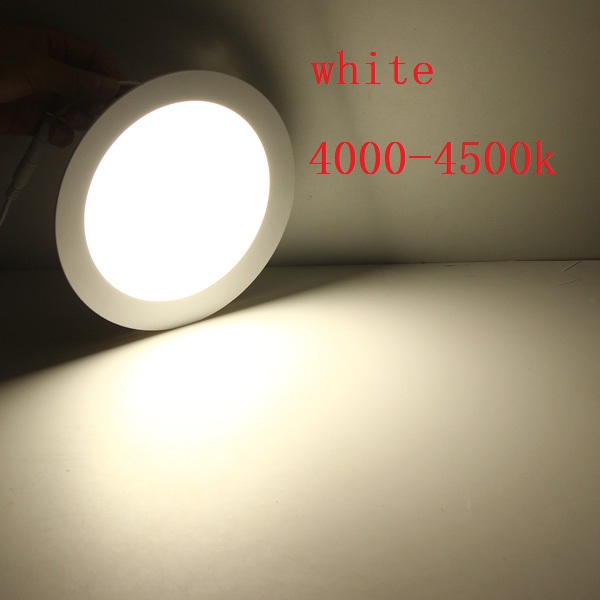 6W 12W 18W Површината монтирани led вградна светилка Круг панел светлина Ултра тенок круг таванот Надолу светилка кујна