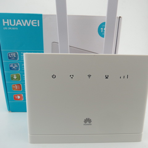Huawei B315s-22 4G ФЛОПИ 800/900/1800/2100/2600Mhz TDD 2600Mhz Рутер+2 парчиња 4g антена
