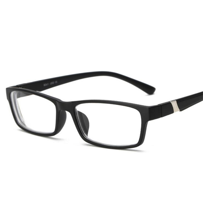 Ретро Плоштадот Eye Glasses Заврши Цвет Нозе Црвено Myopia Очила Eyewear -100 -150 -200 -250 -300 -350 -400 -450 -500