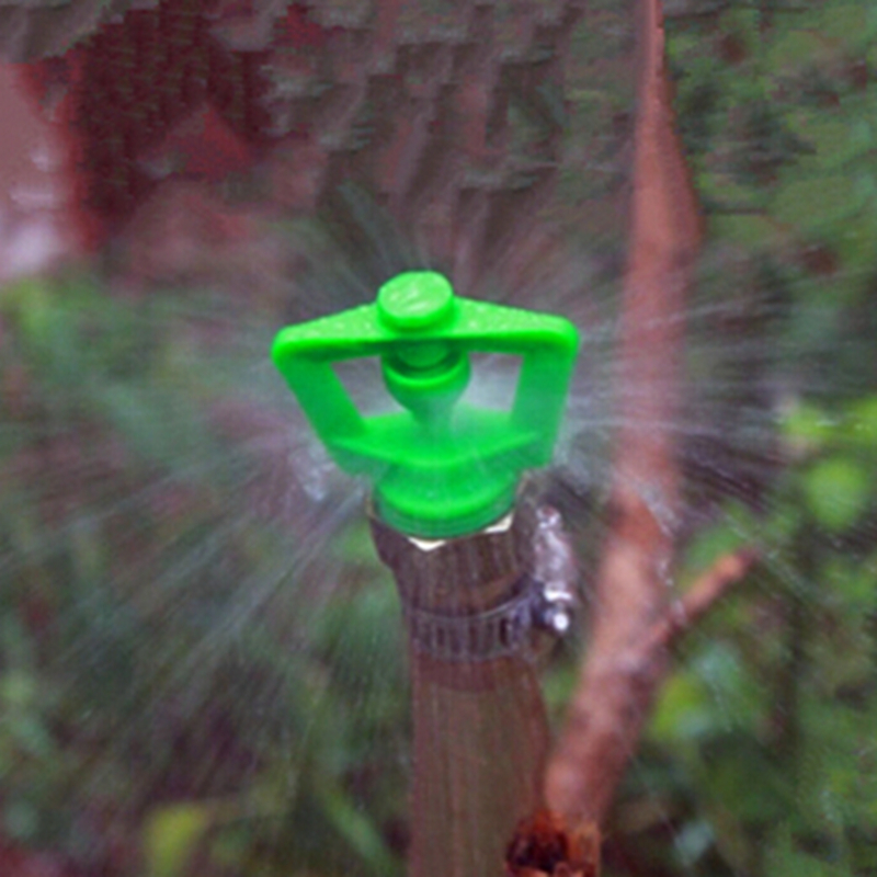 10PCS/многу 1/2 Пластични Наводнување Sprinkler Тревник Наводнување тревник Aprinkler Додатоци Градина Sprinklers AtomizationNozzle