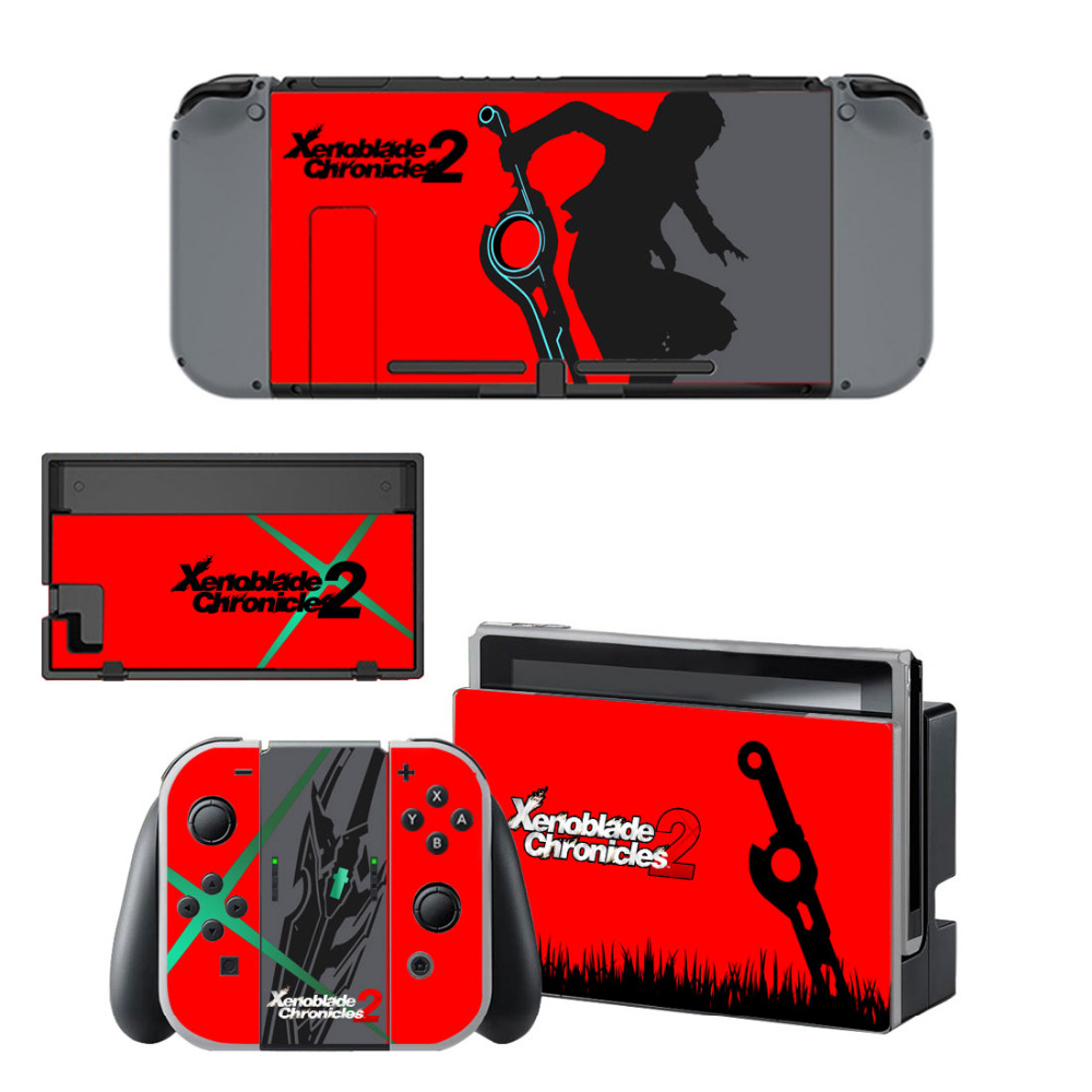 Xenoblade Хрониките 2 Кожата Налепница Decal За Nintendo Switch Конзола и Контролор За НС Заштитник Покрива Кожата Налепница