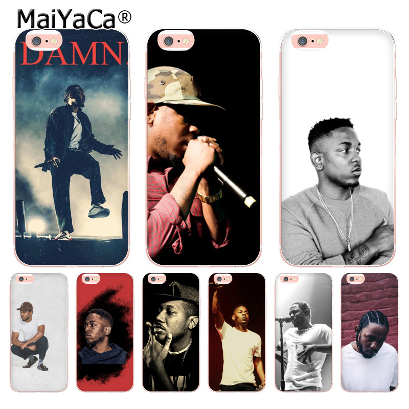 MaiYaCa Kendrick Lamar транспарентен мека tpu телефон случај маска за iPhone X 6 6s 7 7plus 8 8Plus 4 4S 5 5S 5C случај