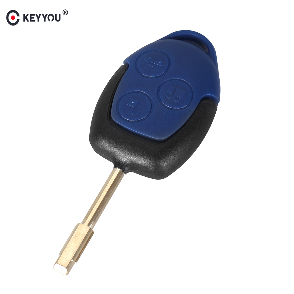 KEYYOU Замена 3 Копчето Транзит Поврзете го Поставите на Далечинскиот Клуч Школка Случај На Ford Бесплатен превозот