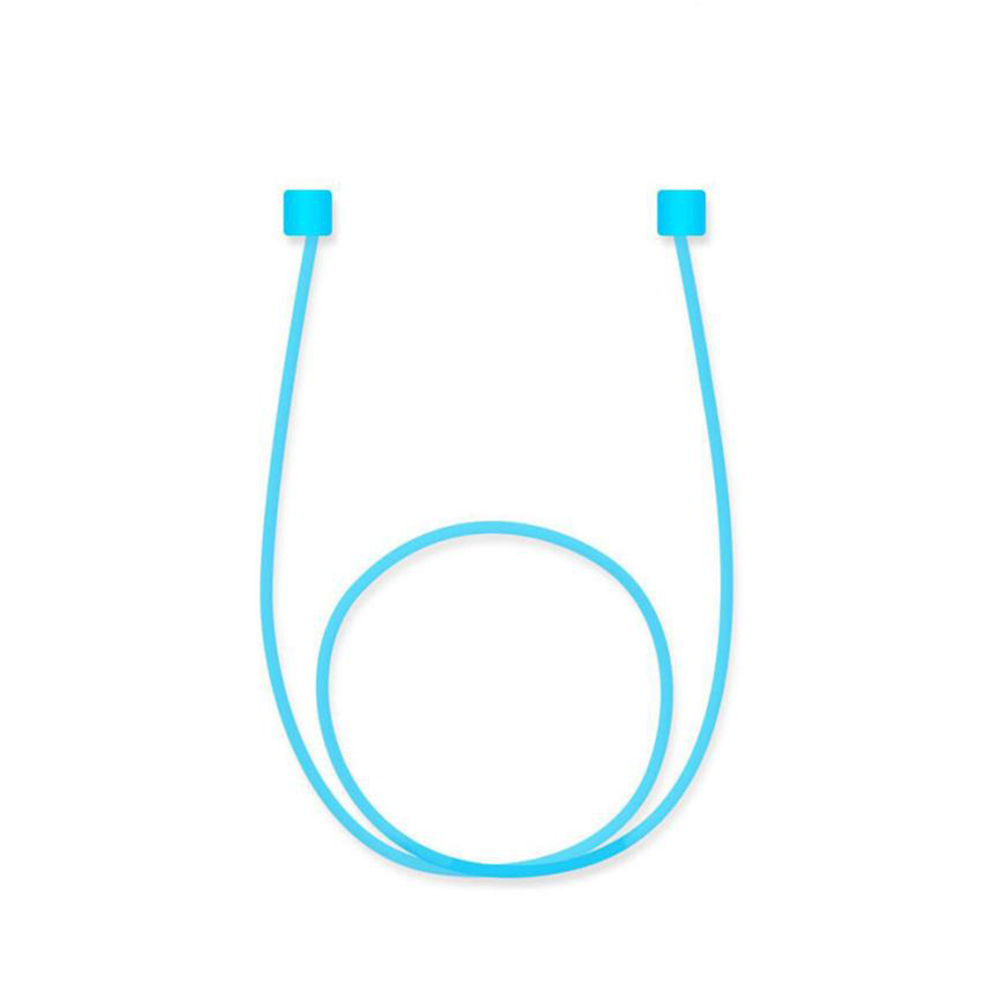 Сина Прозрачна Анти-Изгубени Earbuds Кабел Папочната Врвка Јамка за Apple Airpods Bluetooth Earbuds Слушалка Додатоци