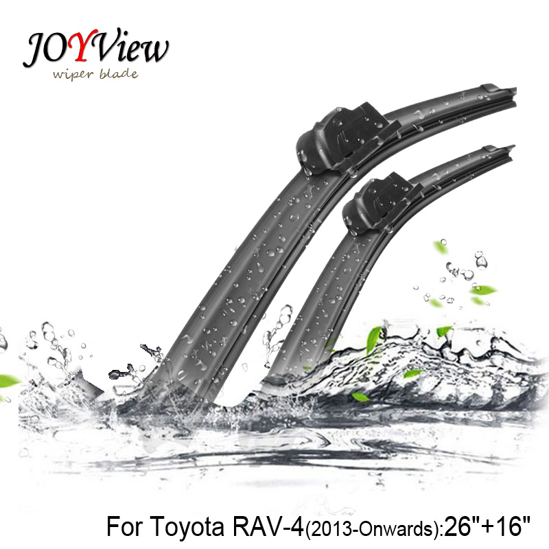 U-кука Големина:26+16Фит За Toyota RAV-4(2012 наваму)Висок Квалитет на ветробранското стакло Стакло Wiper сечилото Limpiaparabrisas