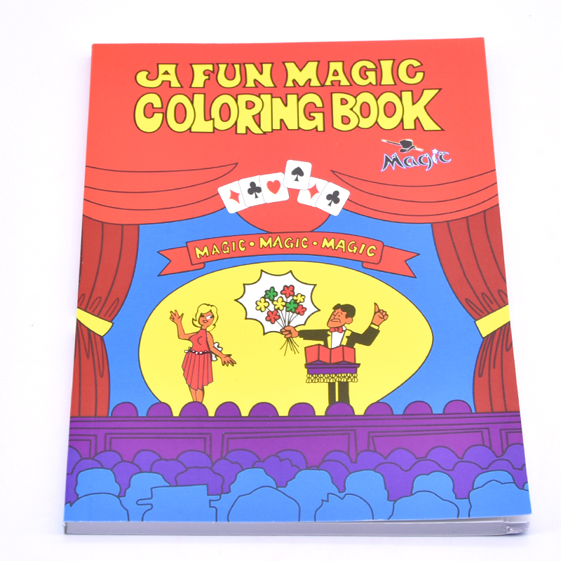 Забава Магија Coloring Book - Средна големина(20.5 cm*13.5 cm*0.7 cm) Магија Трикови Најдобро За Деца Трик mentalism