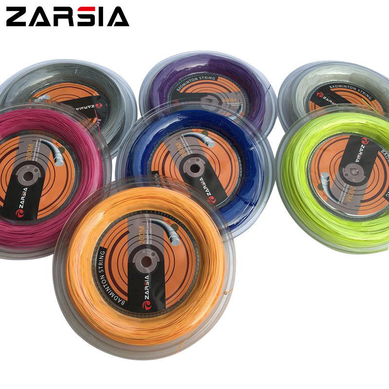 1 Ролна/Многу ZARSIA 0.7 мм Бадминтон String Ролна 200M (8 бои) тензија 24-28lbs
