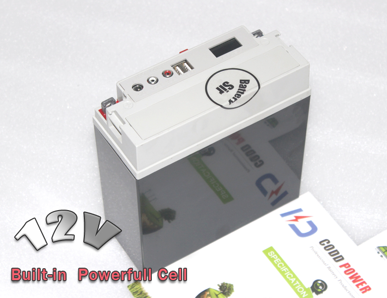 12V литиум јонска соларен мотор скок стартер 60AH литиум јонска батерија Мулти функција