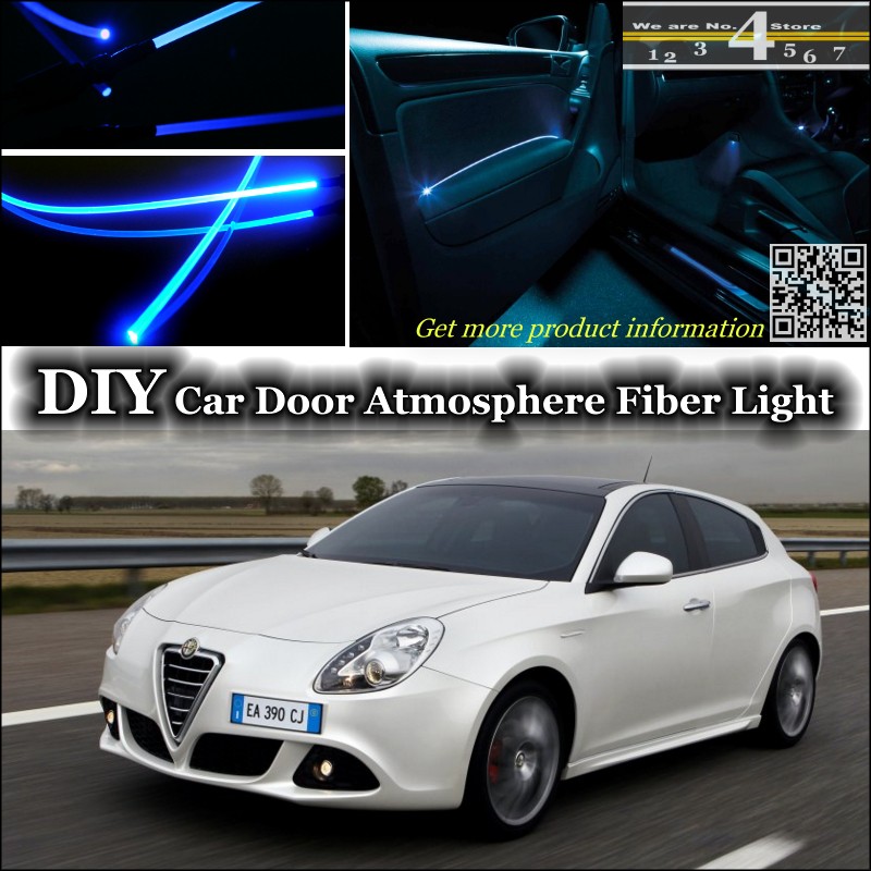 За Алфа Romeo Giulietta 940 AR внатрешни работи Амбиентална Светлина Подесување Атмосфера Оптички Влакна Бенд Светлата