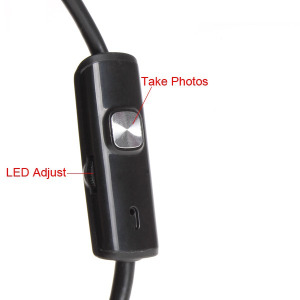 Endoscope Borescope USB Андроид Инспекција Камера HD 6 LED 5.5 мм Леќа 720P Водоотпорен Автомобил Endoscopio Цевка мини