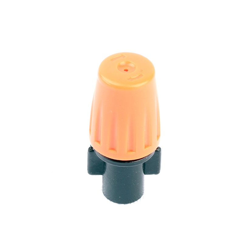 50pcs 6mm Портокал Една Дупка Прилагодливи Atomization Sprinkler Млазницата Трајни Стаклена Градина Наводнување Ладење