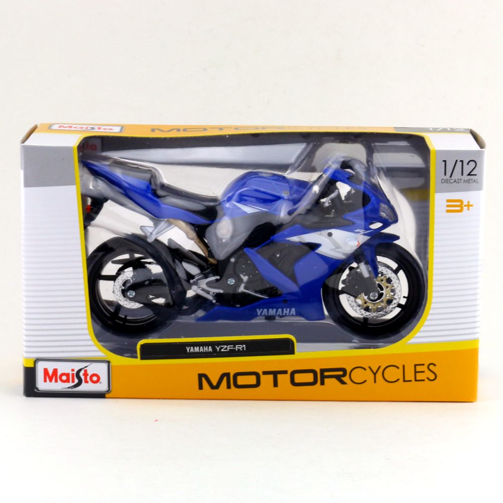 Maisto/1:12 Скала/Симулација на Diecast модел мотоцикл играчка/YAMAHA YZF-R1 Supercross/Деликатна детска играчка или