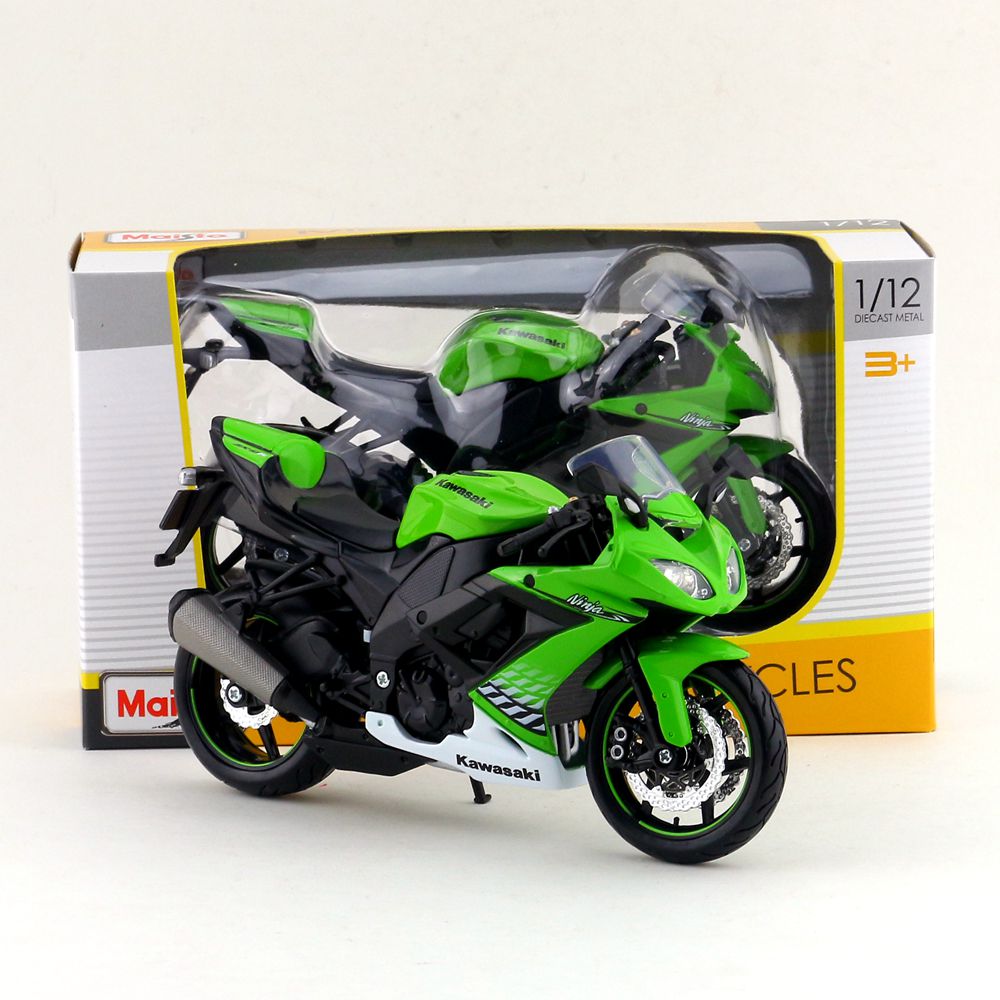 Maisto/1:12 Скала/Симулација на Diecast модел мотоцикл играчка/KAWASAKI Ninja ZX-10R Supercross/Деликатна детска играчка/Colllection