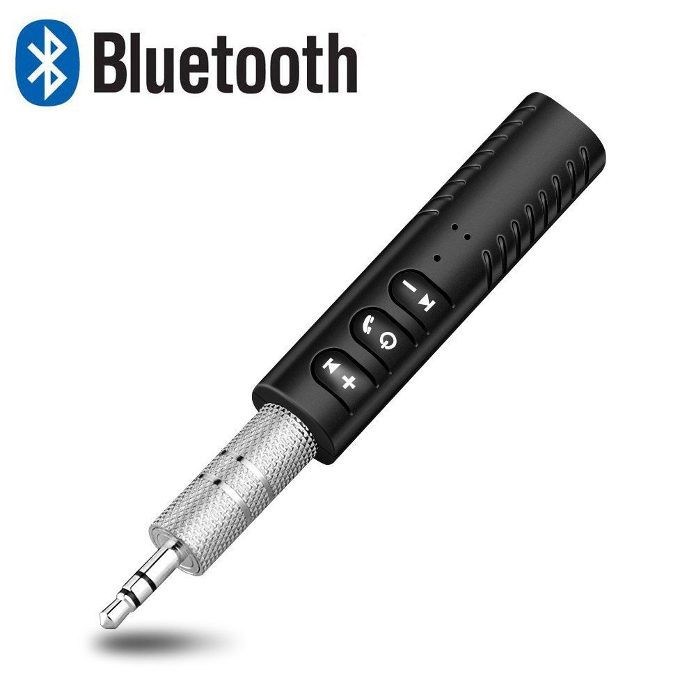 2018 3,5 мм Џек Clip-за Безжична Bluetooth Мини Ресивер со Bluetooth сет за Автомобил Аудио Музички адаптер со Микрофон