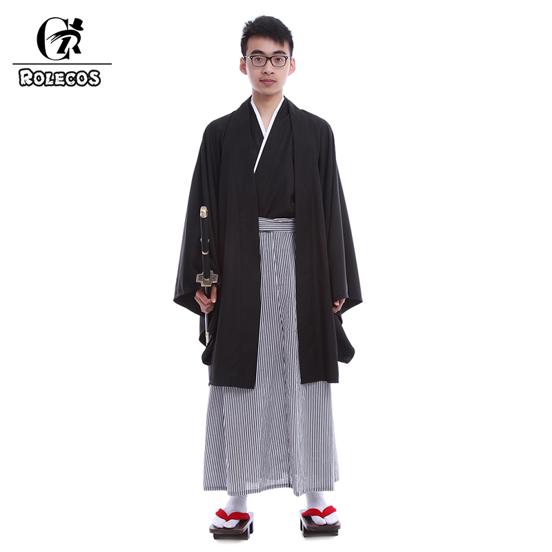 ROLECOS Јапонски Мажите Традиционално се Олабави Kimonos Со Лесно OBI Појас Yukata Облека, Костими